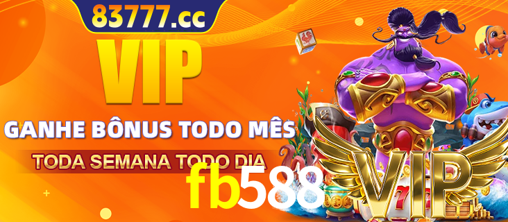 Banner promocional do fb588 oferecendo 100% de recompensas adicionais contínuas para quem fizer o login diário (Daily sign-in), com um mascote de coelho.