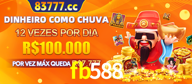 Banner do programa de recompensas Recomende para amigos do fb588, detalhando os bônus por convidar amigos, com prêmios que chegam a R$288.888.